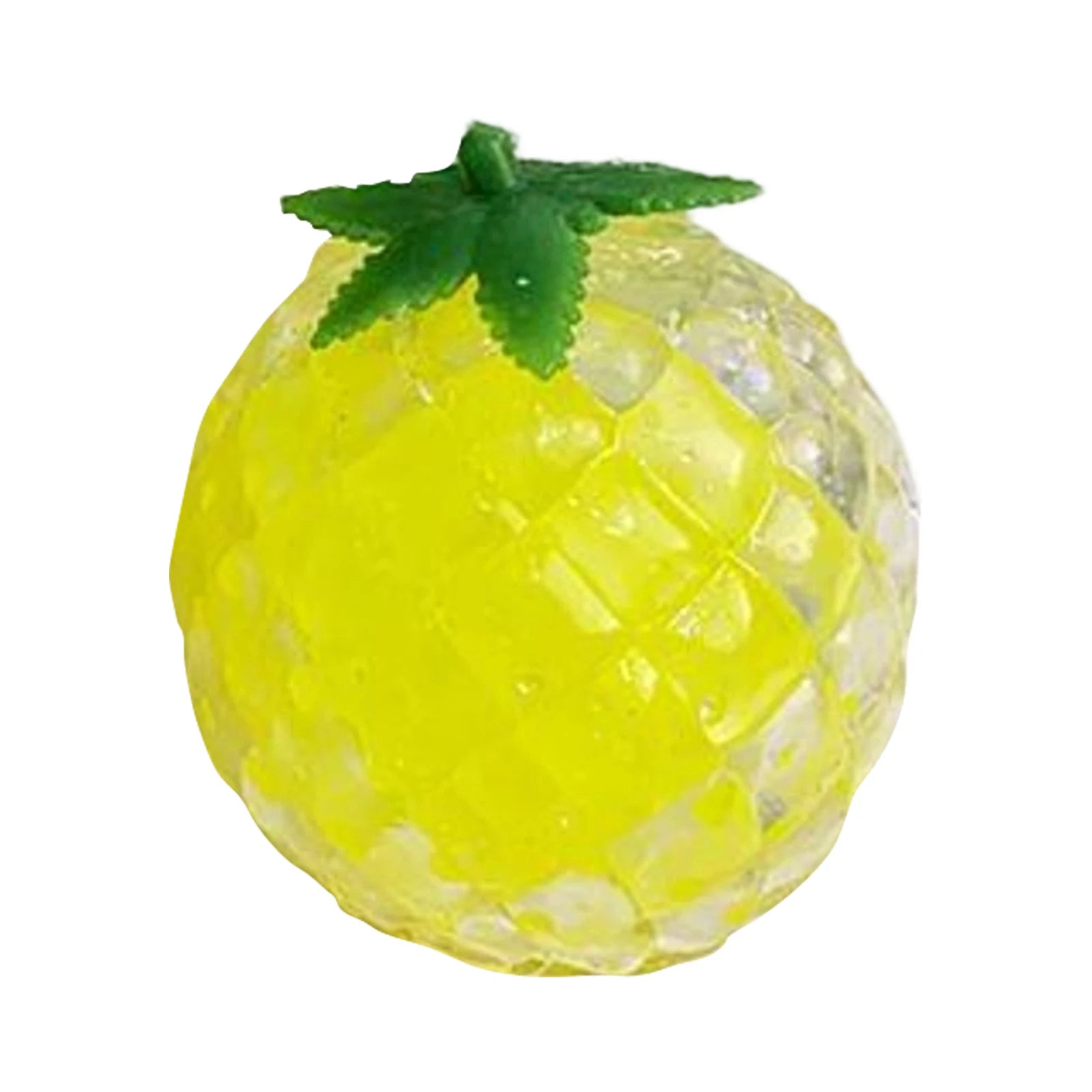 Fruit Squishy Squeeze Ball – Stress Relief Sensory Fidget Toy Squishy Fidget Toy Oasis Select Yellow One Size