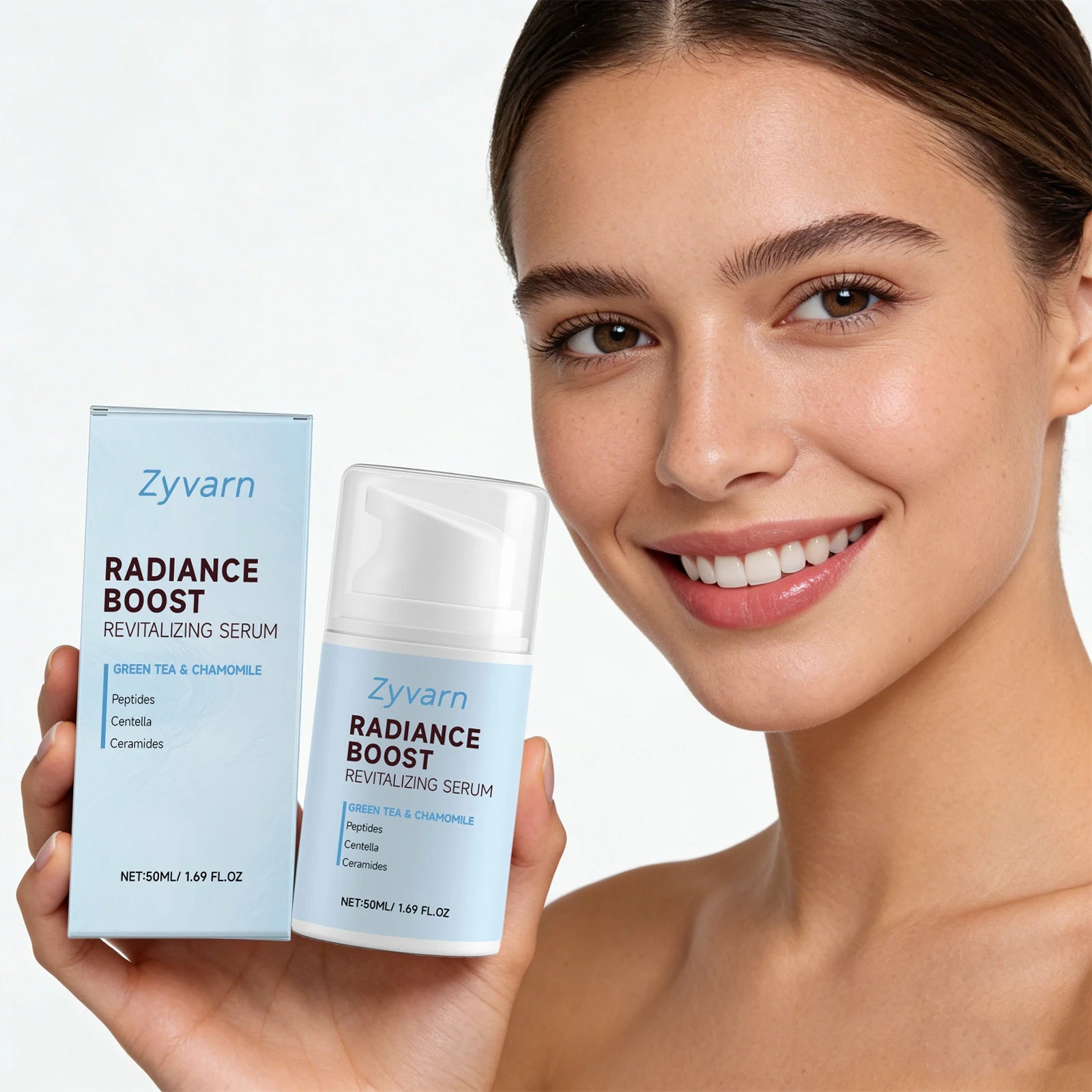 Centella Revitalizing Serum Brightening Moisturizing Skin Peptides Essence Impove Skin Elasticity Firming Ceramide Face Cream Oasis Select