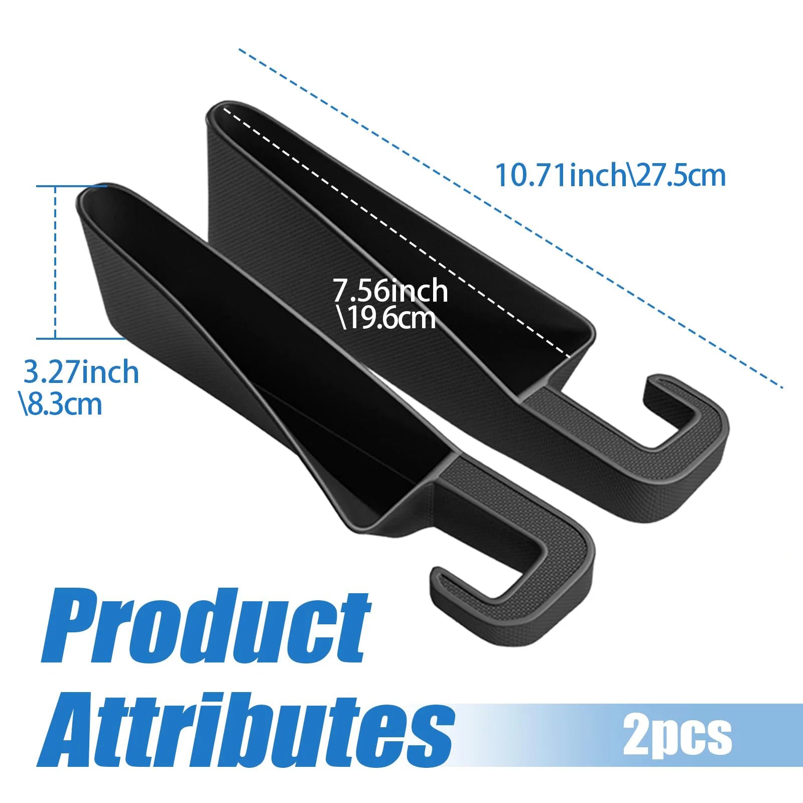 Car Seat Gap Filler Organizer Box with Charging Cable Slot