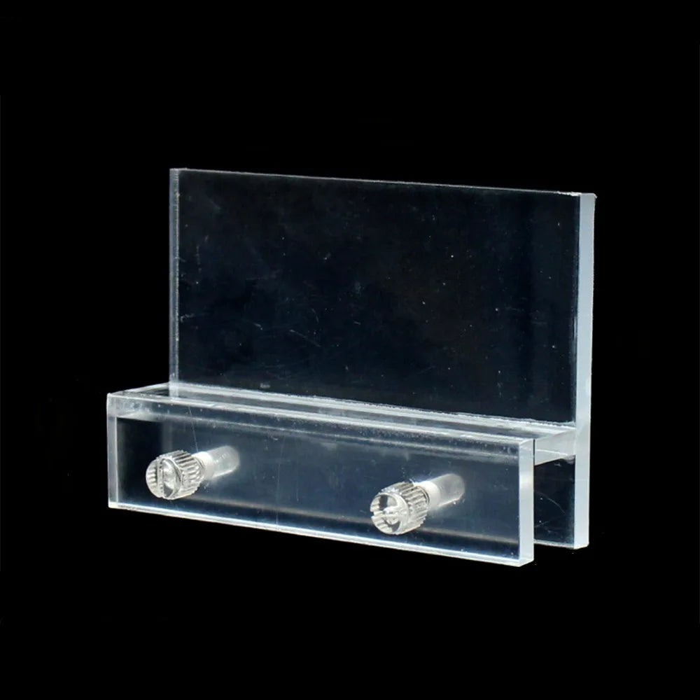 Clear Acrylic Aquarium LED Light Holder – No-Drill Stand Aquarium Light Stand Oasis Select Style 1