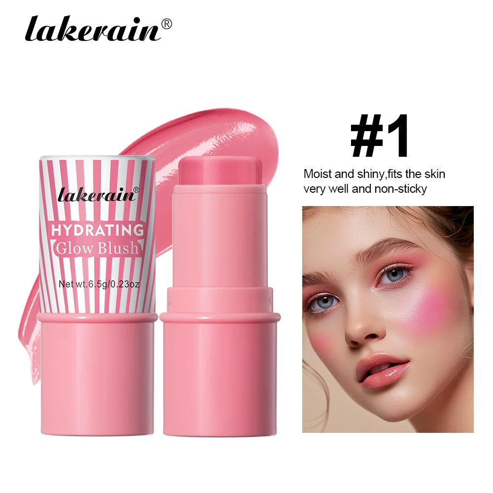 Cooling Water Jelly Blush Face Aqua Glow Pink Vital Girl Moisturizing Blush Natural Long Lasting Blush Stick Makeup For Women Oasis Select 01