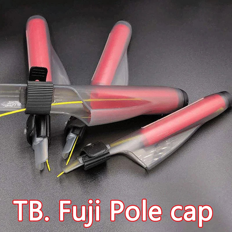 1Pc Transparent Fishing Rod Tip Hat Pole Cover Rods Guide Protection Cap Sea Rod Hat Pole Guide Protectors Fishing Accessories Oasis Select