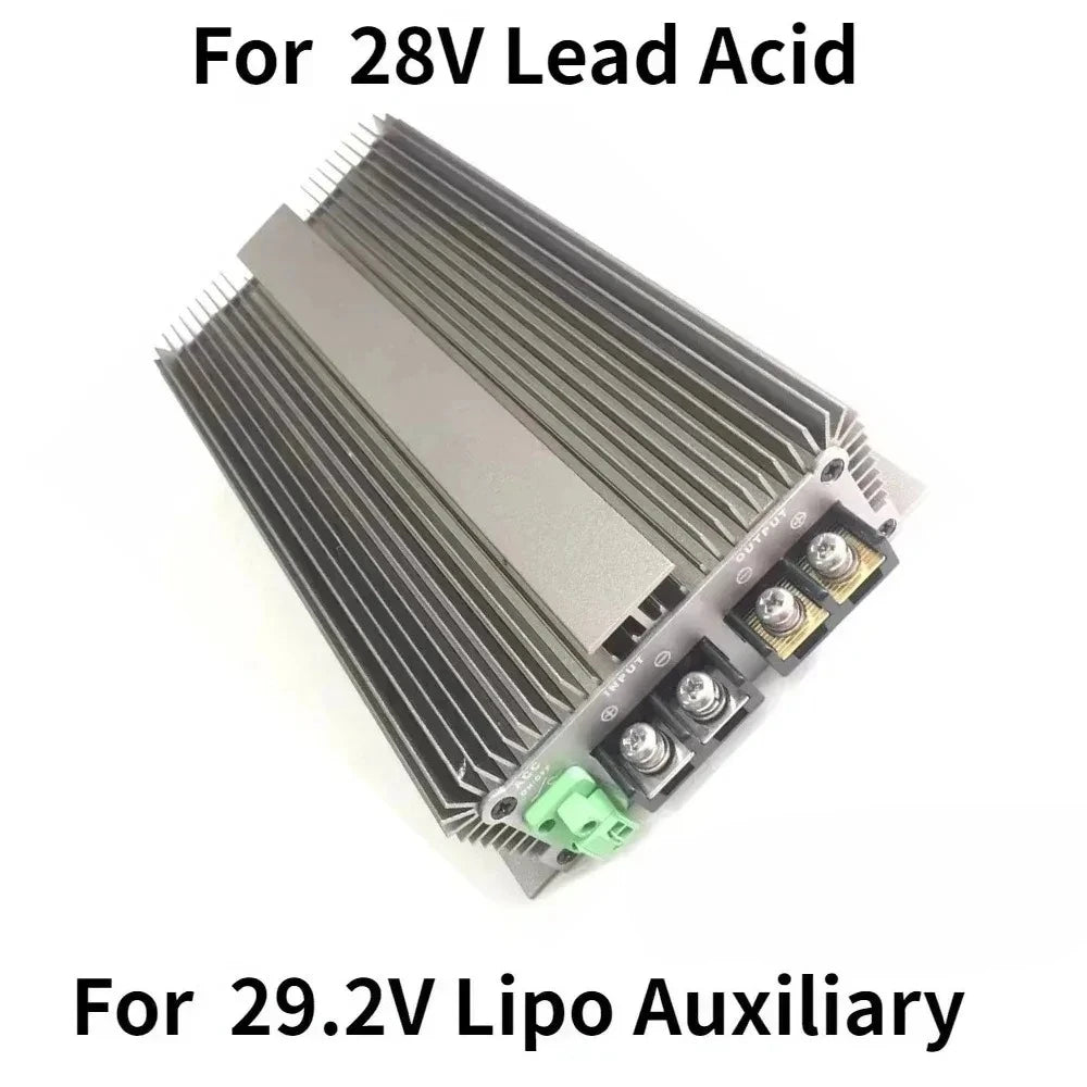 Battery Charger 12V to 24V Step Up Converter 3A-100A For 28V Lead Acid Battery and 29.2V LiFePO4 Auxiliary Battery Oasis Select