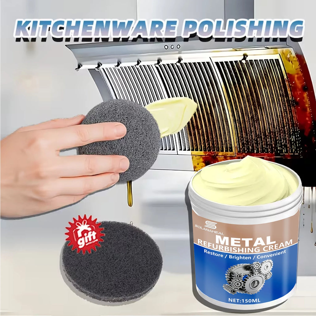 Professional Metal Polishing Paste Multi-Purpose Repair Cream Chrome Polishing Automotive Use Metal Care Oasis Select