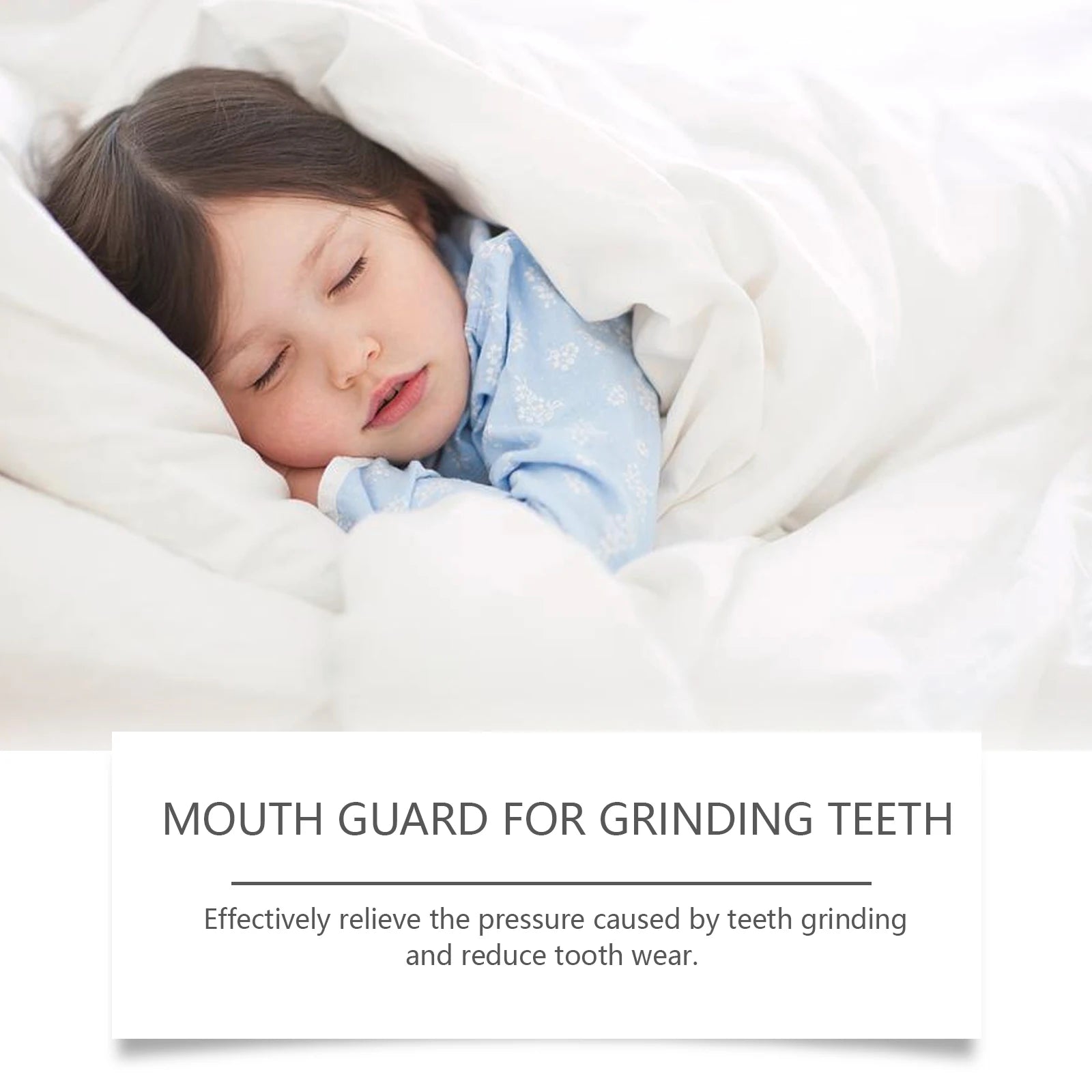 Silicone Mouth Guard: Nighttime Anti-Biting and Anti-Grinding Teeth Protector for Children's Dental Protection Oasis Select