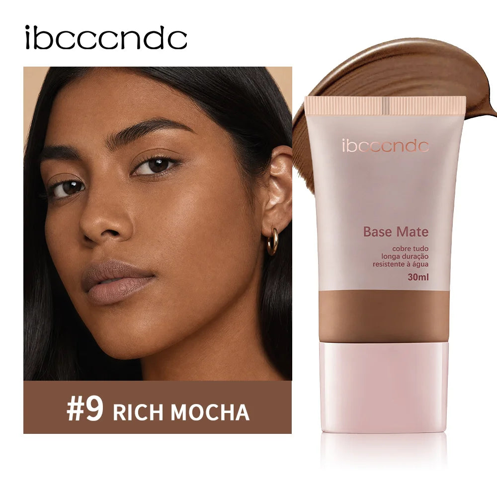 Matte Foundation Natural Coverage Waterproof Long Lasting Smudge Proof Oil Control Moisturizing Nourishing Face Makeup Daily Use Oasis Select Color 9