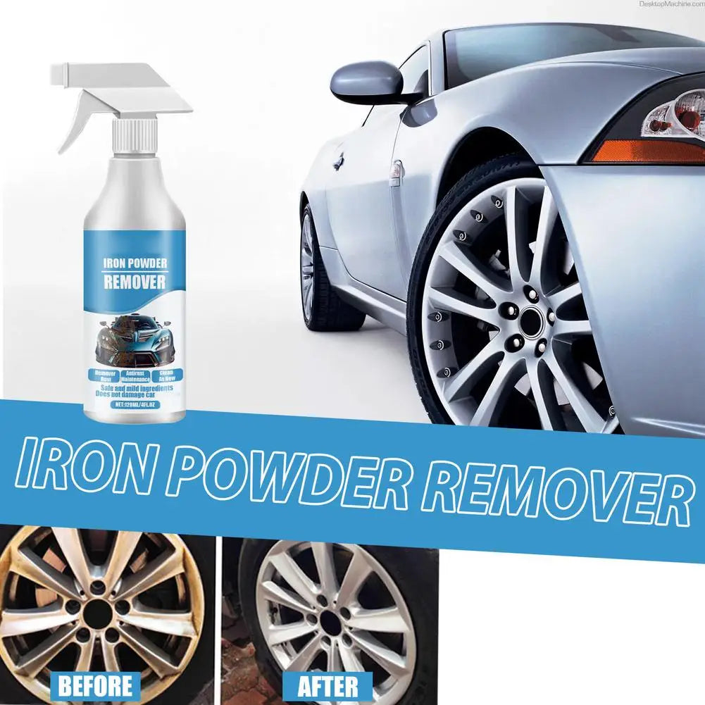 Car Metal Rust Removal Spray, Paint & Wheel Iron Powder Remover, Anti-rust Anti-oxidation Auto Detailing Maintenance Protection Oasis Select