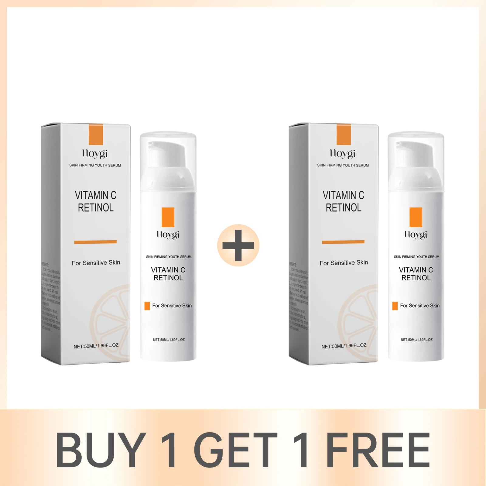 Hoygi Retinol Vitamin C Face Cream – Anti-Aging, 50ml Anti-Aging Face Cream Oasis Select Buy 1 Get 1 Free