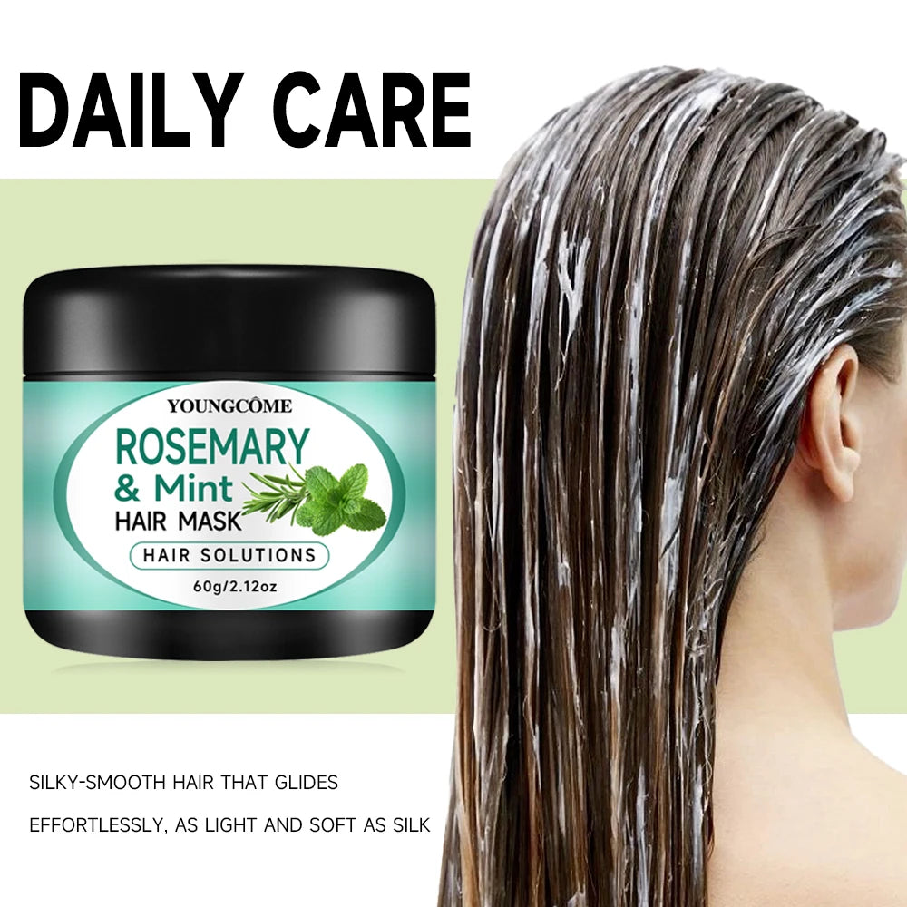Rosemary Plant Essence Hair Mask – Deep Nourishing Treatment