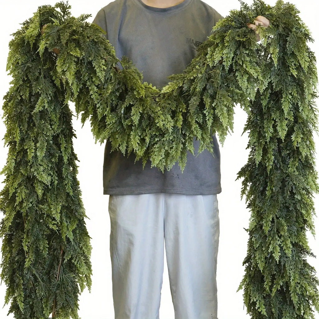 70" Artificial Christmas Garland – Norfolk Pine Cedar, 180cm Christmas Garland Oasis Select green 180cm 70.06inch