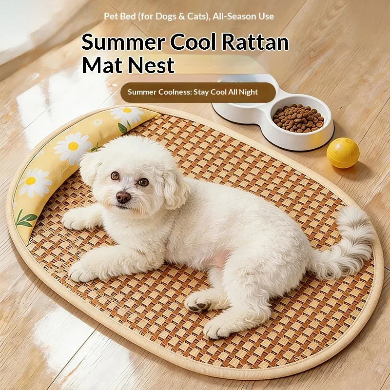 Summer cooling mat dog bed cat bed summer dog house pet supplies for Teddy and small dogs all‑season universal mattress Oasis Select