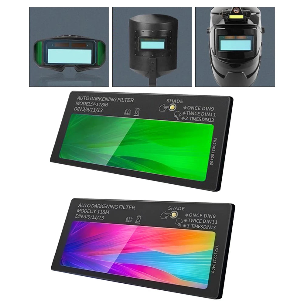 3 Level Dimmable Welding Glasses Solar Panel Welding Helmet Lens Welding Mask Auto Darkening Lens ﻿Welding Machine Oasis Select