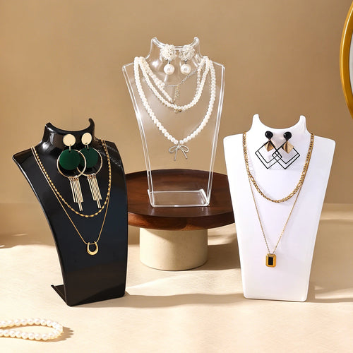 1 Portrait Jewelry Display Stand Vertical Necklace Earring Storage Stand, Jewelry Store Home Display Stand Perfect Holiday Gift Oasis Select