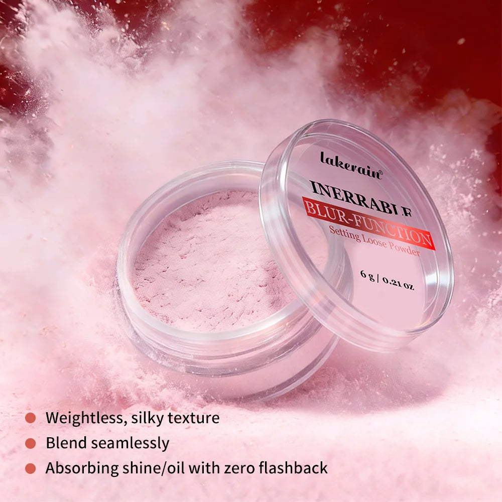 Blur-Function Setting Powder Long-lasting Blurring Brightening Oil Control Soft Focus Matte Effect Even Skin Tone Setting Powder Oasis Select