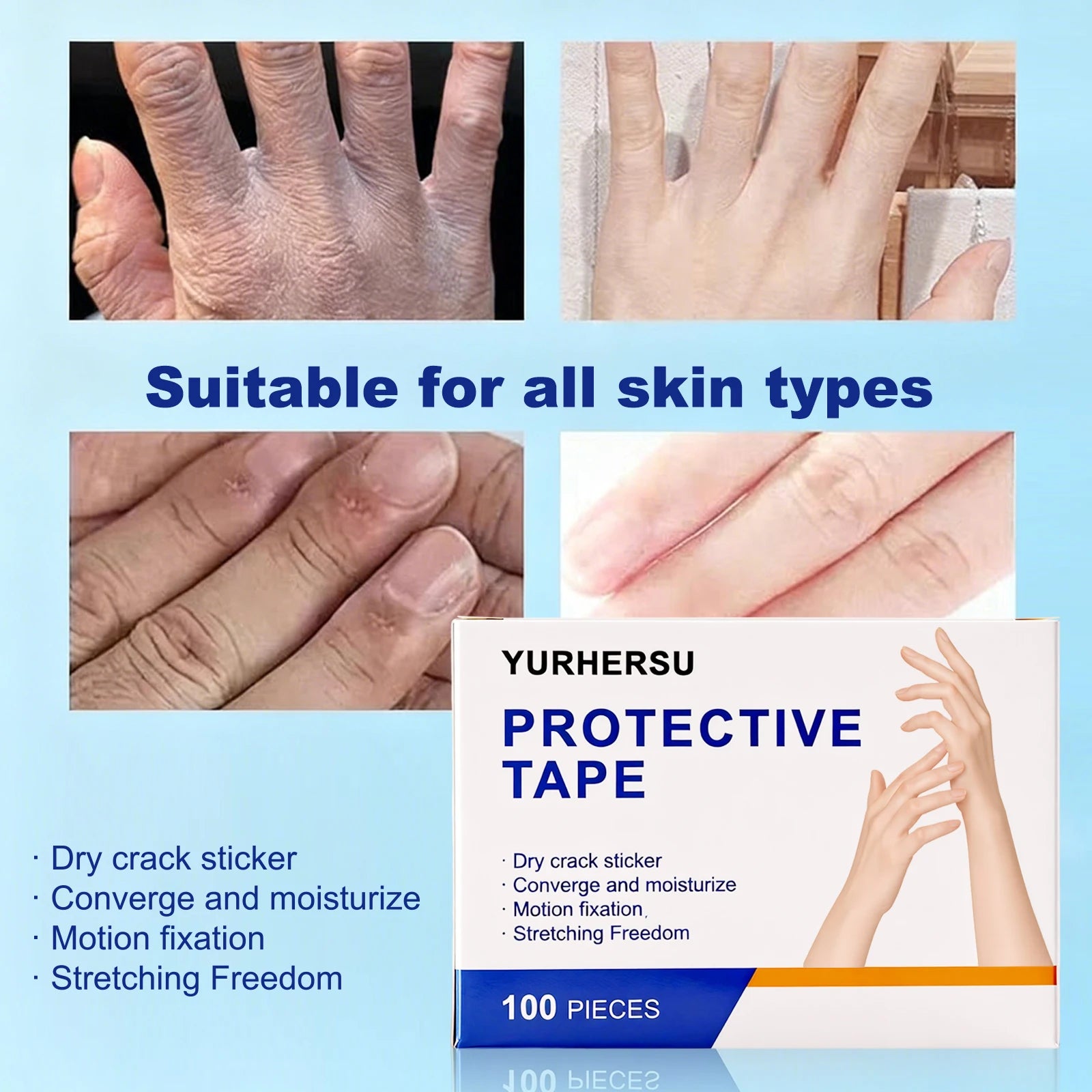 Hydrocolloid Hand Patches for Dry Cracked Skin – Invisible Bandage Hydrocolloid Hand Patch Oasis Select