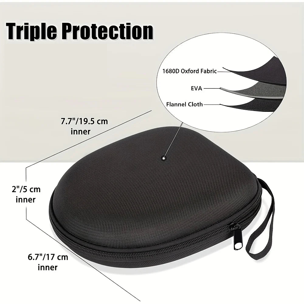 Headphone Case for Sony WH-CH720N WH-1000XM4 MDR-ZX100 Universal Headset Travel Bag Hard EVA Storage Earphone Carrying Pouch Oasis Select