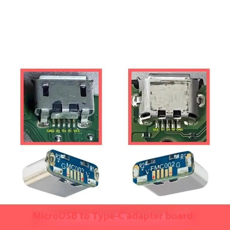 2Pcs Charging Port For PCB Soldering DIY Repair Adapter USB Connector Type C Female Jack 5Pin SMD SMT Type-C Socket Oasis Select