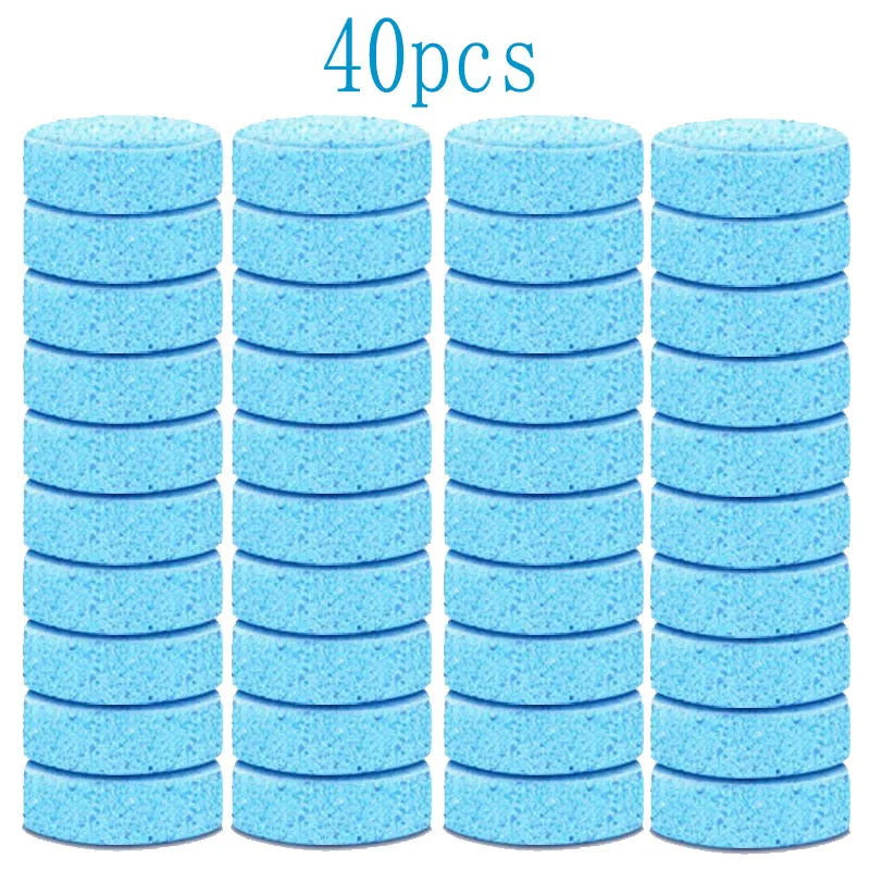 10/30/60Pcs Solid Cleaner Car Windscreen Wiper Effervescent Tablets Glass Toilet Cleaning Car Accessories Oasis Select 40pcs