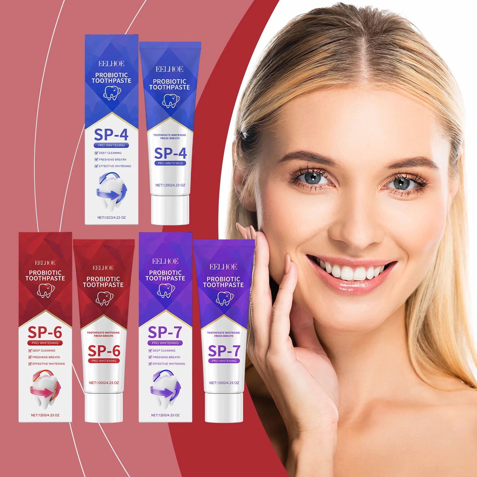 EELHOE Probiotic Toothpaste SP-6 – Whitening & Tartar Removal Probiotic Toothpaste Oasis Select