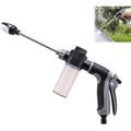 Powerful Jet Spray High Pressure Car Wash Spray Gun with Soap Dispenser Long Rod Garden Hose Nozzle for Plant Watering Lawn Care Oasis Select Foam Water gun