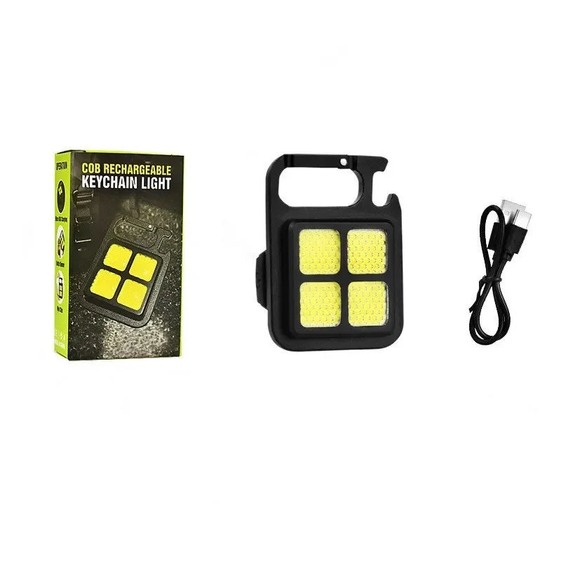 High Bright COB LED Flashlight Multifunctional Camping Lamp Work Light Outdoor Portable 500mAh USB Charging Waterproof Oasis Select