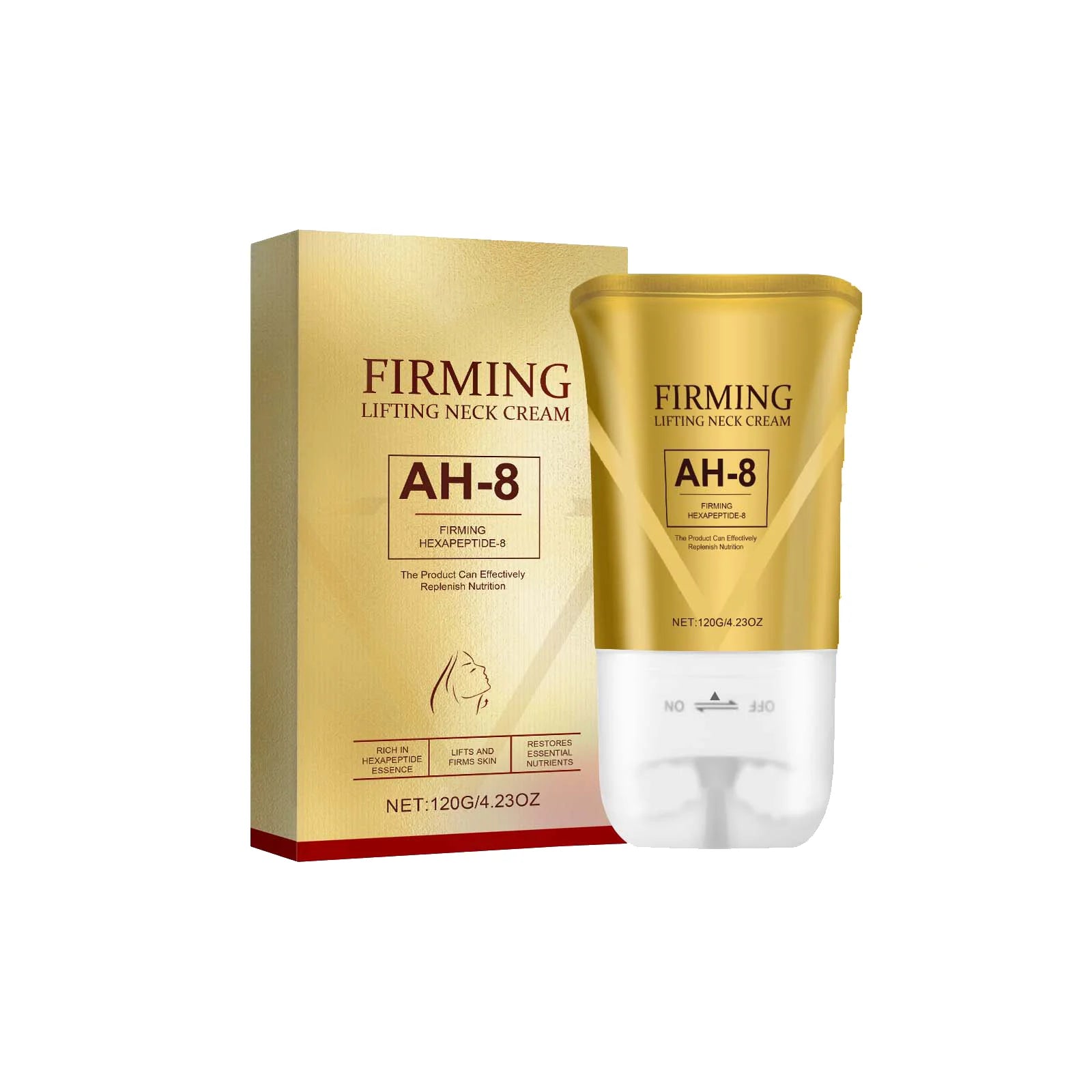 Polypeptide Firming Eye & Neck Cream Set | Electric Massager Firming Skincare Set Oasis Select Neck Cream 120g