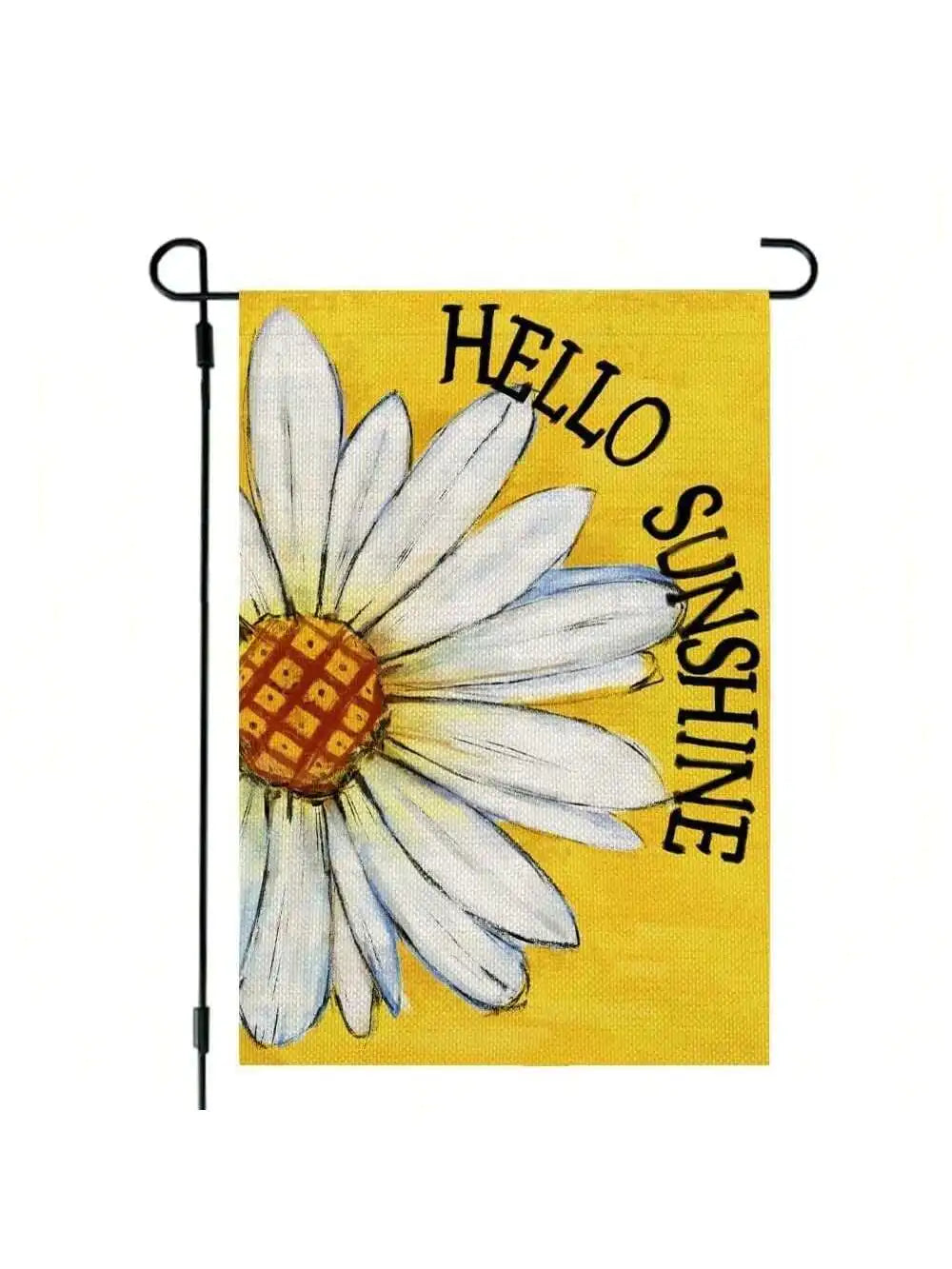 1pc Hello Sunshine Summer Garden Flag ， Small Garden Flags for Outside，Yard Decoration，Holiday Garden Flags for All Seasons Oasis Select MULTI