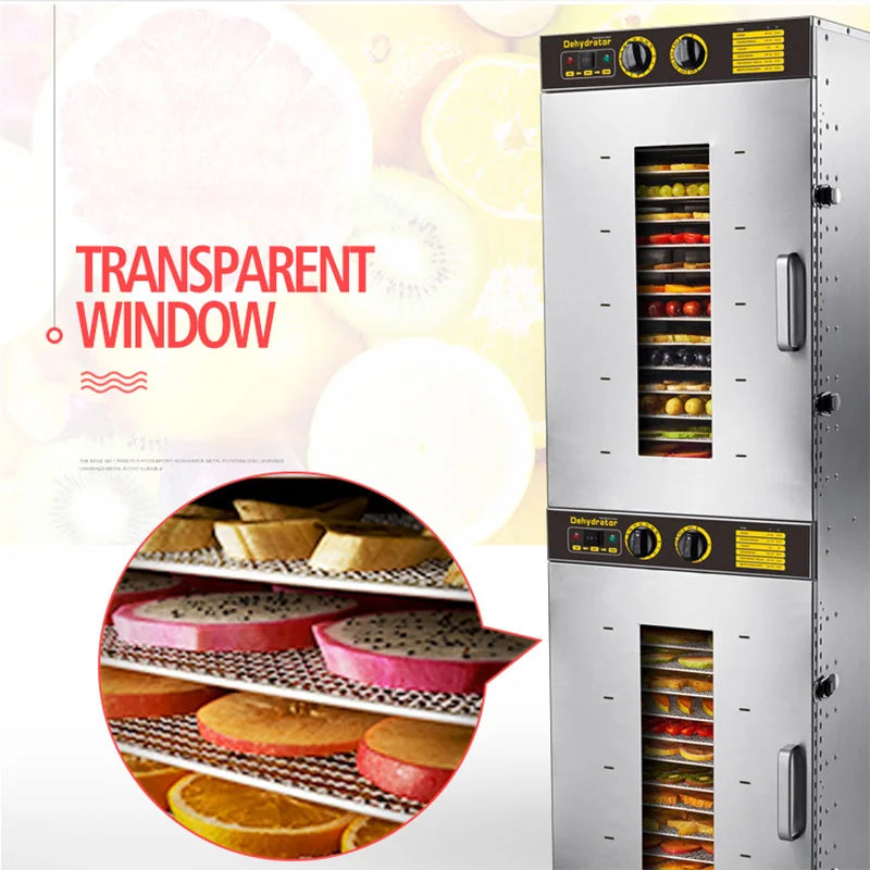 3150W 32-Tier Commercial Food Dehydrator | Electric Food Dryer