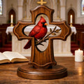 Vintage Red Cardinal Bird Ornament – Memorial & Home Gift Desktop Bird Ornament Oasis Select Red One Size