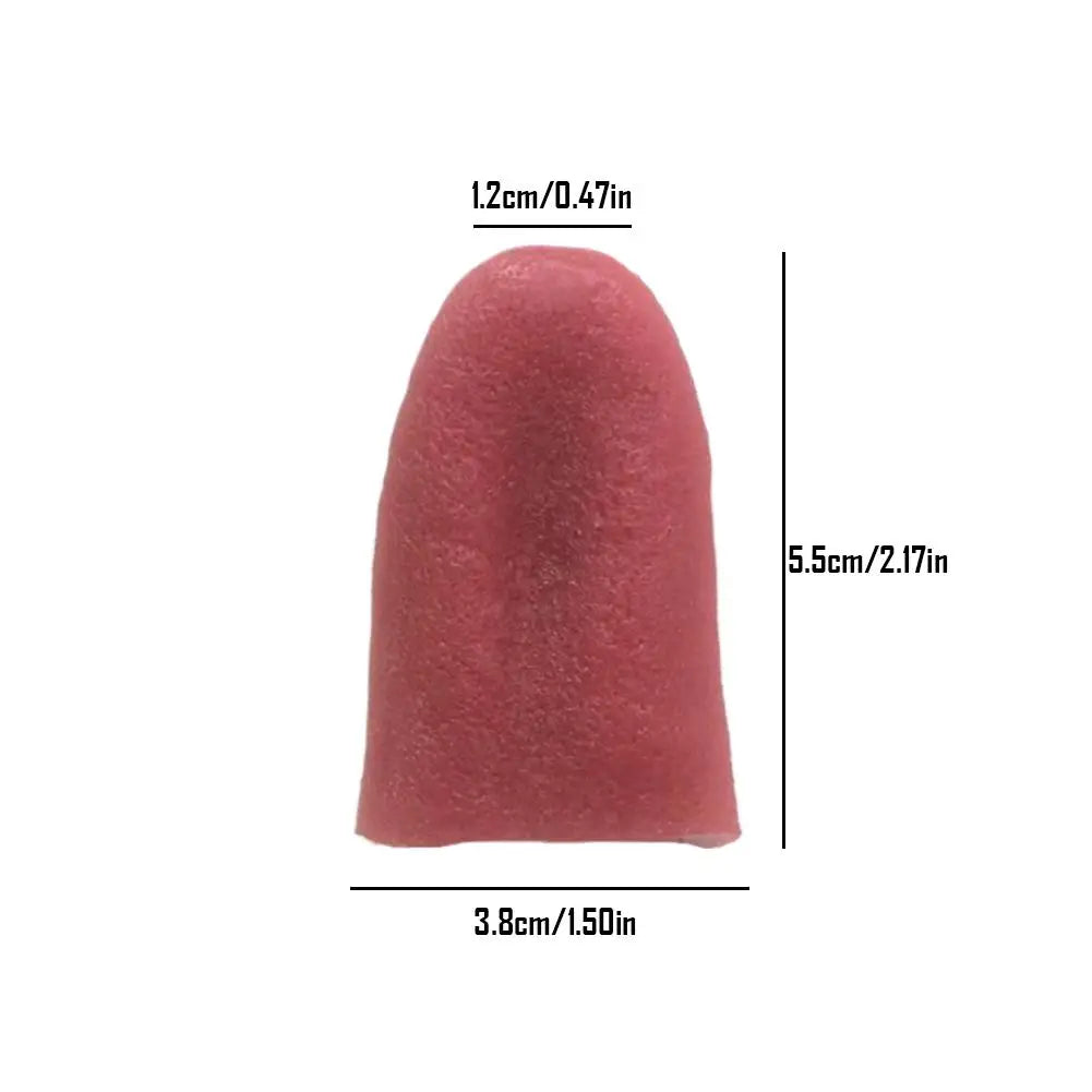 Red Realistic Fake Tongue TPR Magic Prop Halloween Prank Toy Portable Gag Trick Tongue for April Fools Day Joke Oasis Select