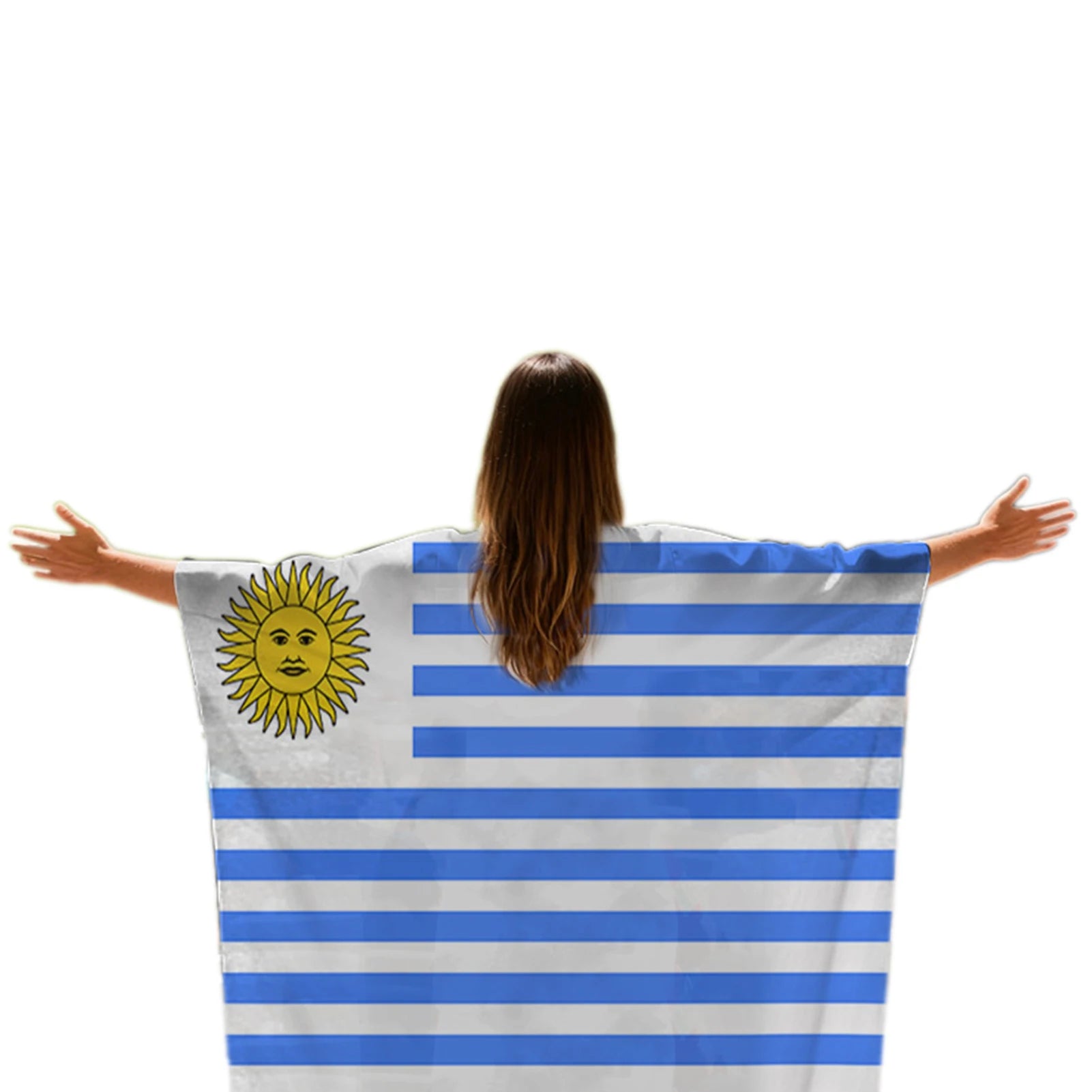 2026 World Cup Football Flag Cape | Wearable Fan Shawl