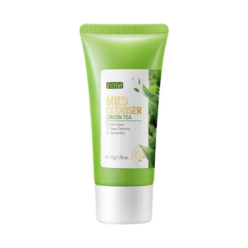 Vitamin C Facial Cleanser Skin Deep Cleansing Moisturizing Blackhead Removal skincare Face Wash Foam Face Cleanser Skin Care Oasis Select Green Tea