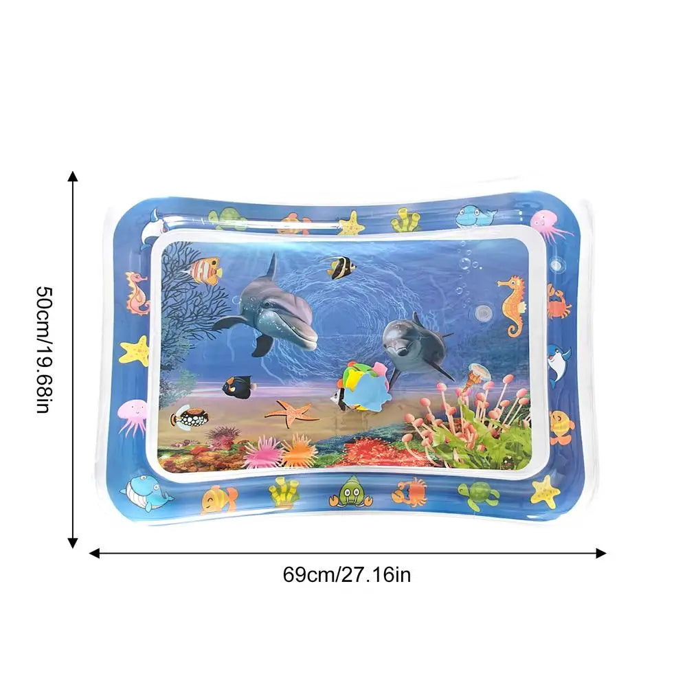 Sensory Water Play Mat For Cats Thickened Water Sensory Pad For KidsInteractive Play Inflatable Water Mat For Cat And Dog Water Oasis Select 06