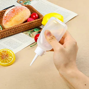 5 Pieces 100ml Plastic Clear Tip Applicator Bottle Plastic Squeeze Bottle With Tip Cap For Crafts Art Glue Multi Purpose Oasis Select