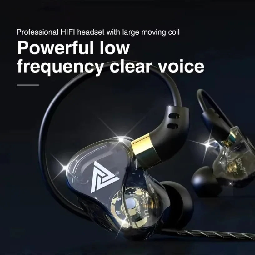 High Quality HiFi Wired Earphone Gaming Specific Headphones Bass Stereo Noise Cancelling Headset 3.5MM In Earbuds Ear With Mic Oasis Select