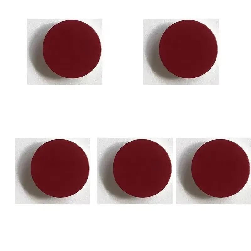 5/10/15pcs Round Finger Grip Tok Cellphone Holder Foldable Expanding Phone Stand Mobile Accessories For Iphone Finger Bracket Oasis Select 5pcs Red