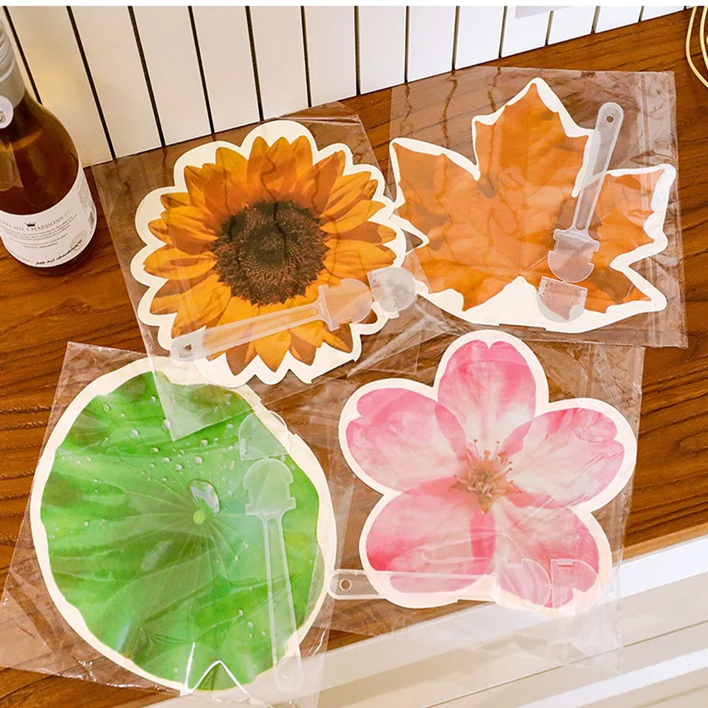 Double Sided Printed Fan Lightweight Pp Plastic Fan Summer Cooling Fan Modern For Graduation Gift Outdoor Travel Promotional Oasis Select
