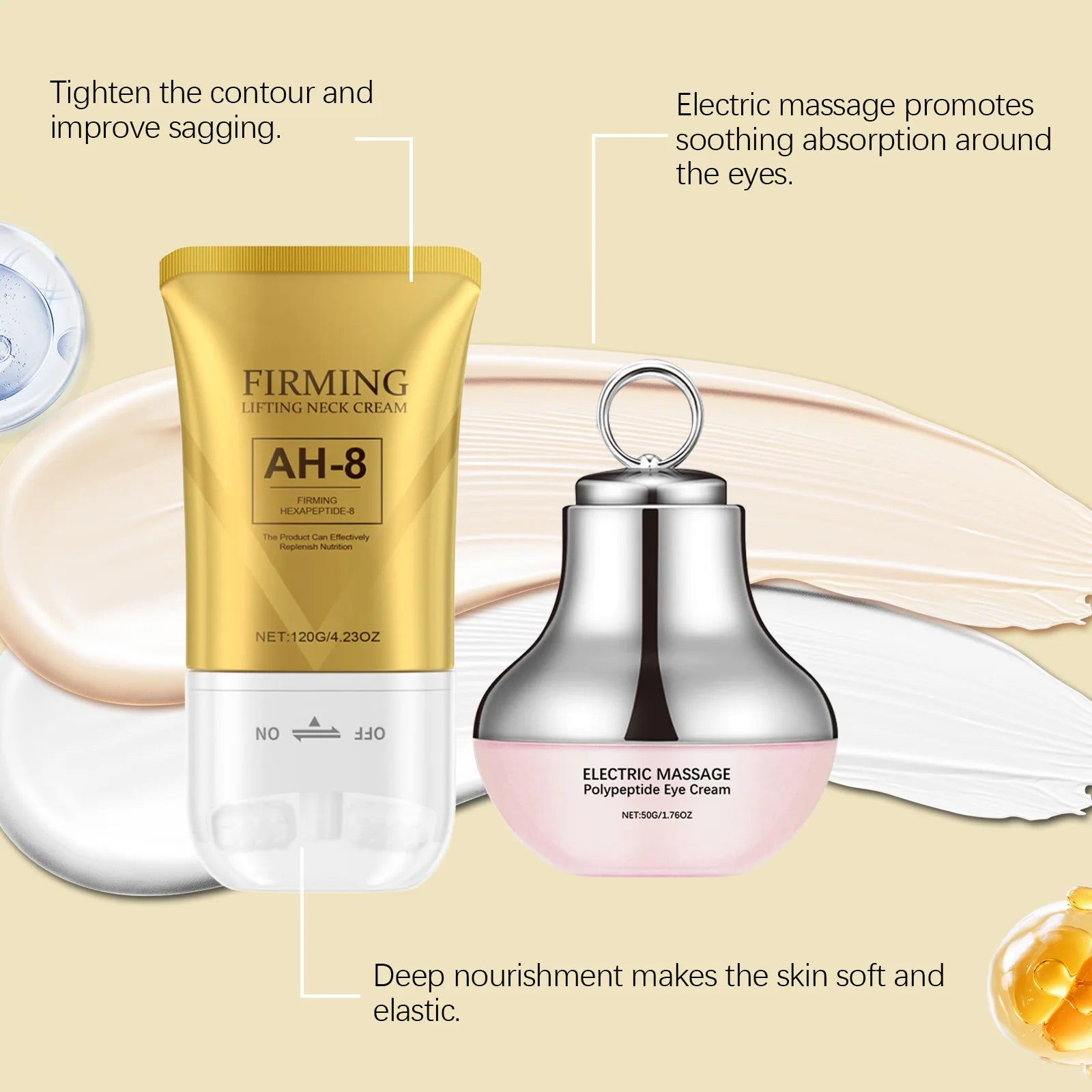 Face Firm Care Kit – Eye, Neck & Contour Tightening Cream Face Firming Cream Kit Oasis Select