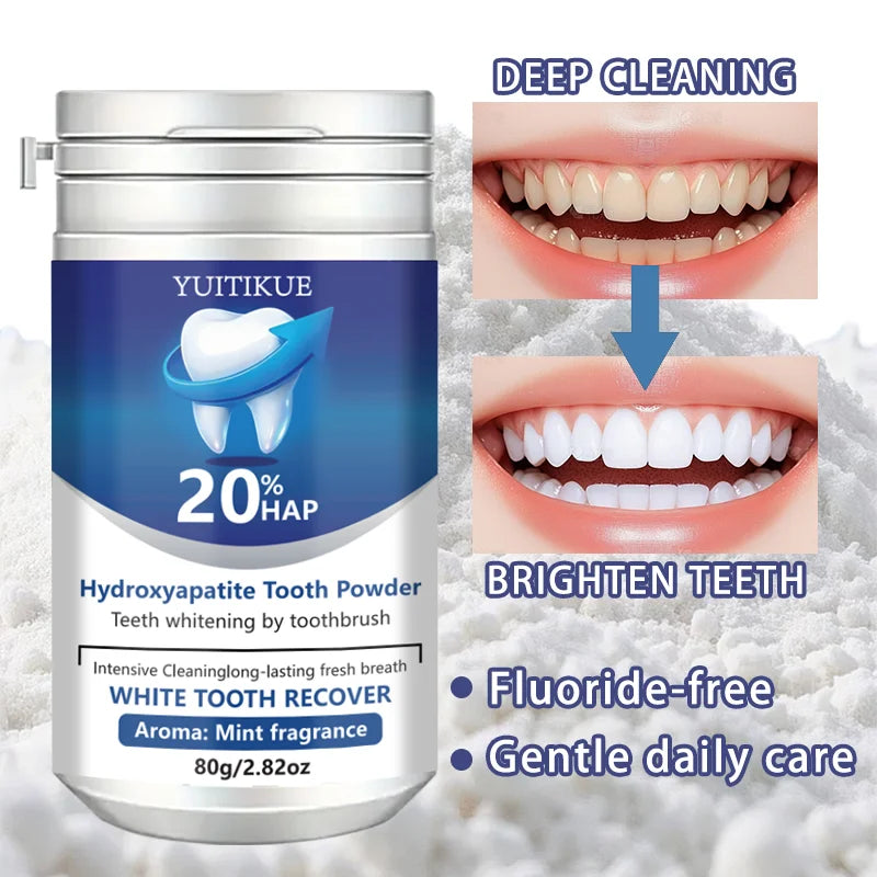 20% Hydroxyapatite Tooth Powder – Whitening & Enamel Repair