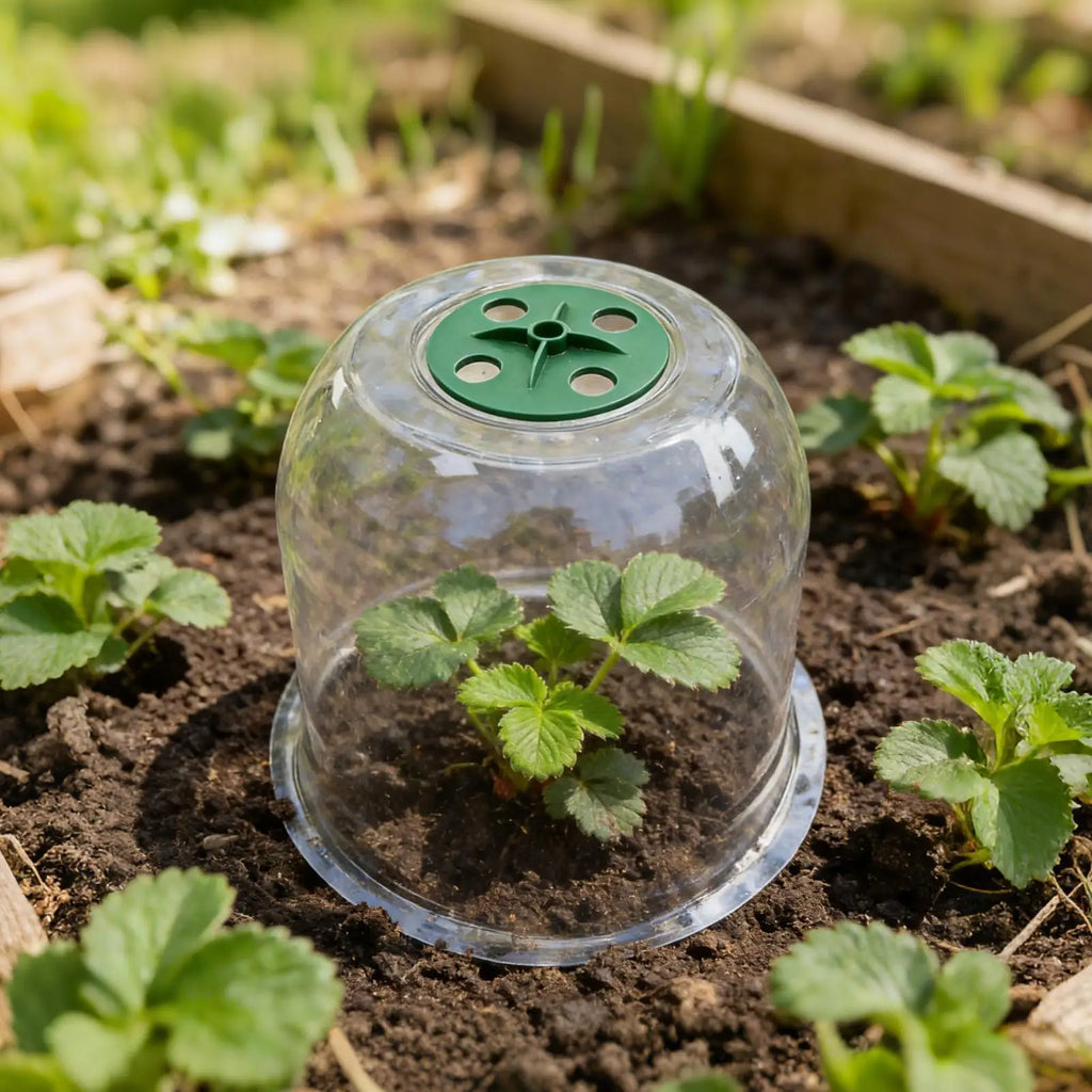 Insulated Plant Protector for Greenhouse Gardening Seedling Cover Seed Plant Bell Cover Protect Plastic Cover Flower Nursery Oasis Select