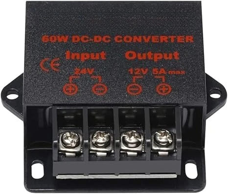 DC 12V Step Up to 24V Converter 5A Voltage Regulator Power Converter Waterproof Module Reducer for Golf Cart Club Car LED Light Oasis Select 24V to 12V 5A