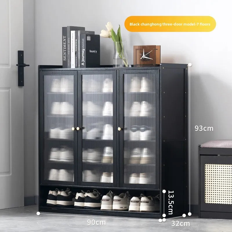 Shoe rack at the door of the household, storage artifact, space-saving simple interior, good-looking and dustproof dormitory Oasis Select Sanmen 7th