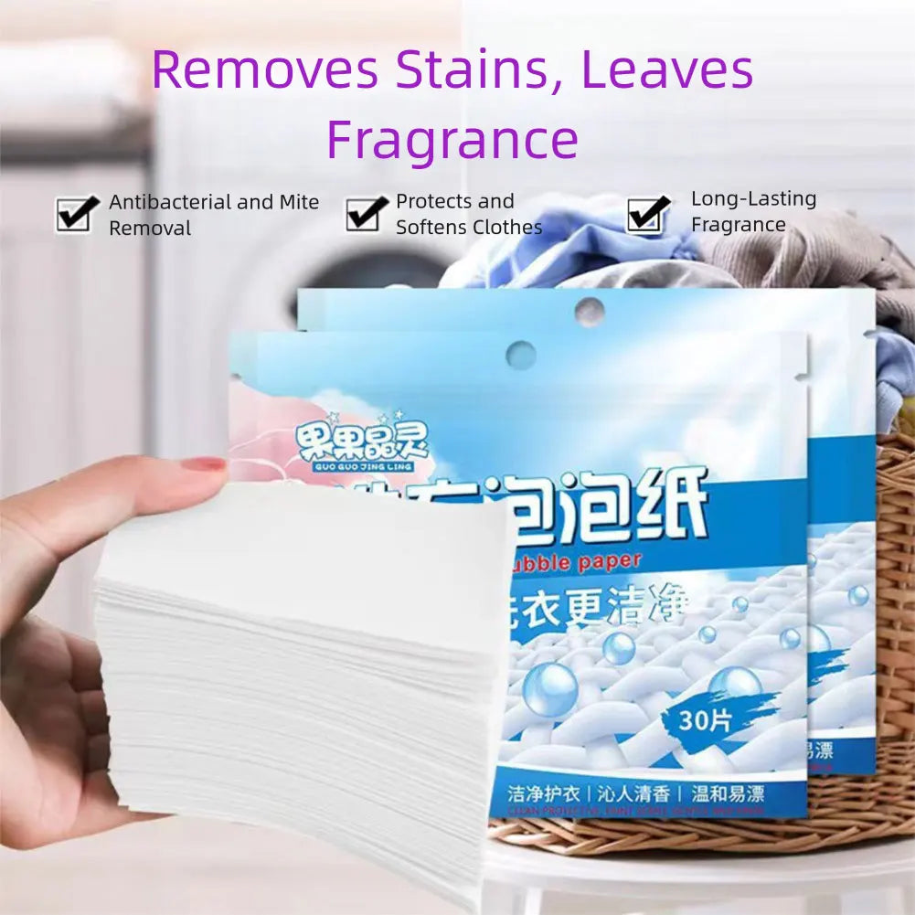 Concentrated Laundry Detergent Sheets – 30/60/90 Pack