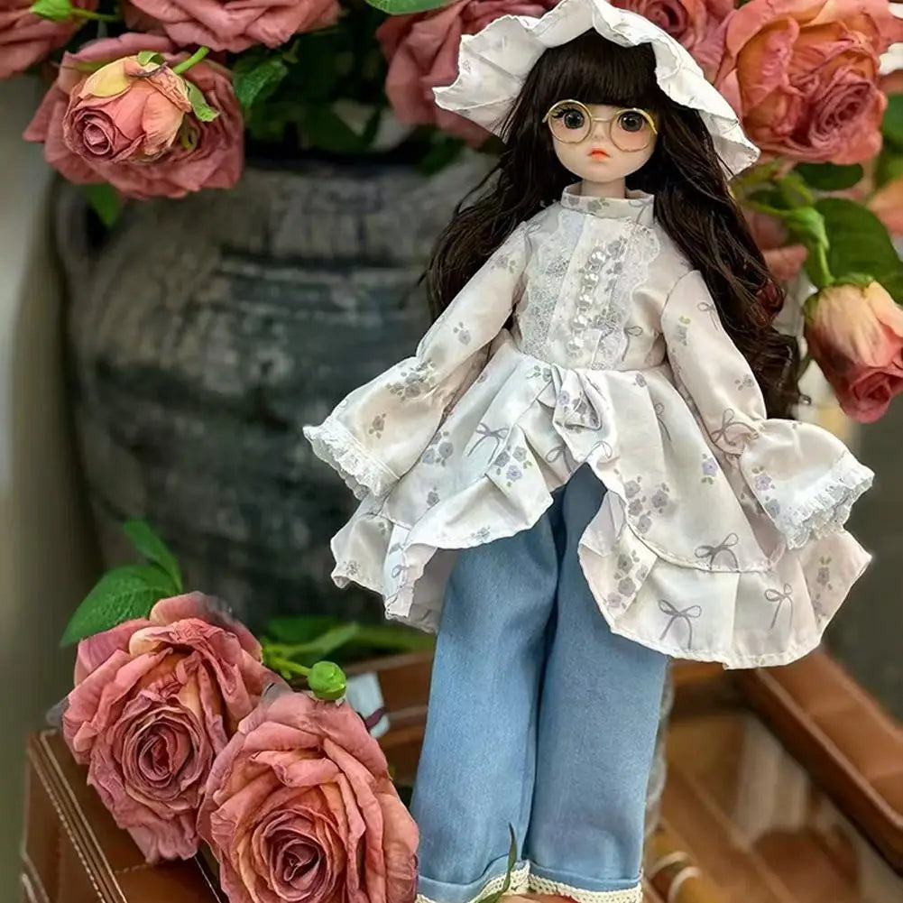 30cm 1/6 BJD Doll Clothes Changing Princess Skirt Set BJD Baby Dress Change Set Lady Princess Doll Accessories (without Doll) Oasis Select