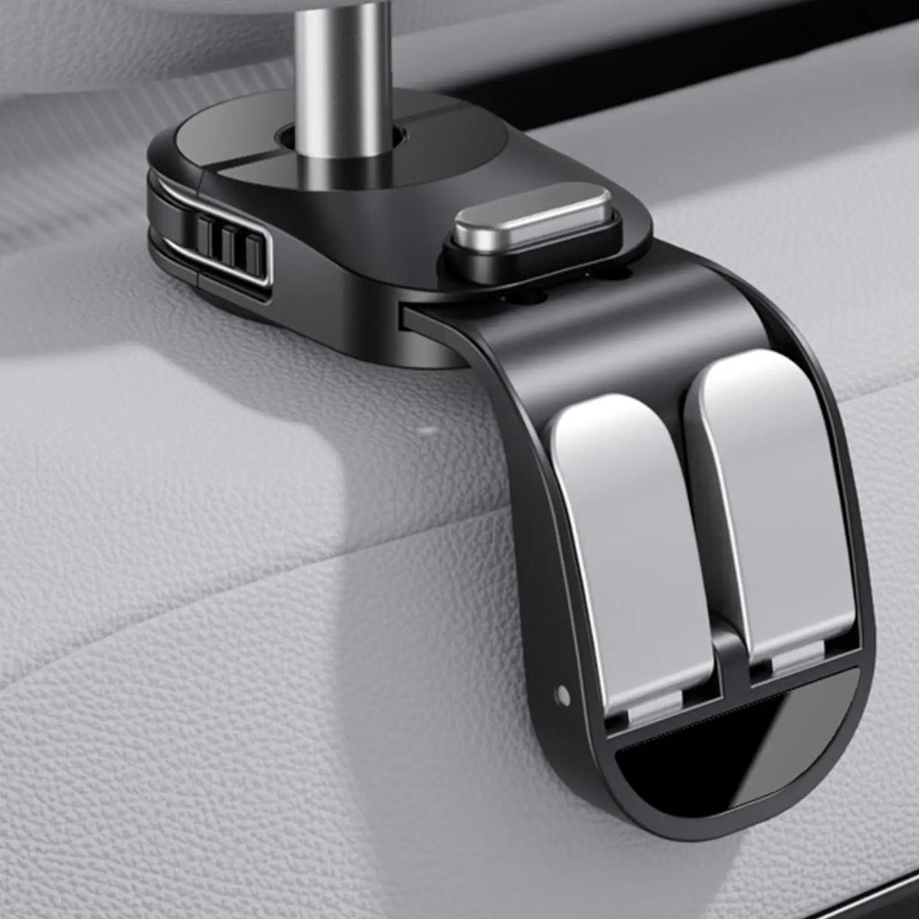 Car Seat Back Hook Headrest Hidden Mount Auto Vehicle Back Seat Organizer Car Accessories Hanging Hooks Universal Storage Hooks Oasis Select