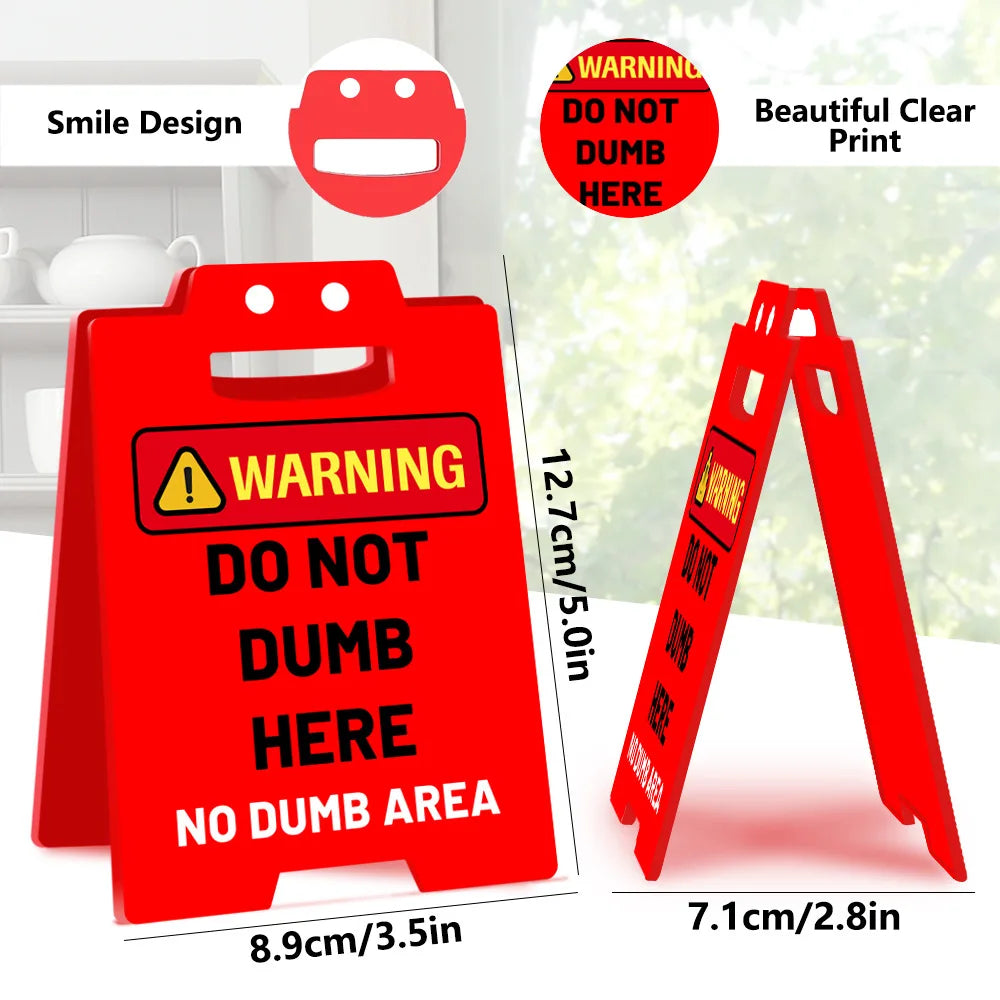 Red Acrylic Office Creative Smiley Face Spoof Decoration Colleagues Prank Gift Oasis Select BTU616 2mm