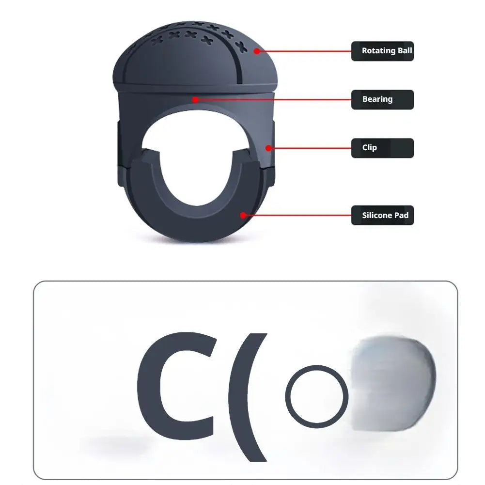 Turning Steering Wheel Booster Knob Non Slip 360° Smooth Rotation One-Hand Operation Metal Bearing Turning Helper Accessories Oasis Select