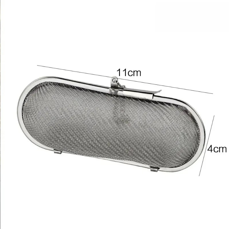 1PC Multipurpose Mesh Strainer for Tea Spices and Soups Easy To Use with Chain for Kitchen and Daily Drinks Stainless Steel Oasis Select