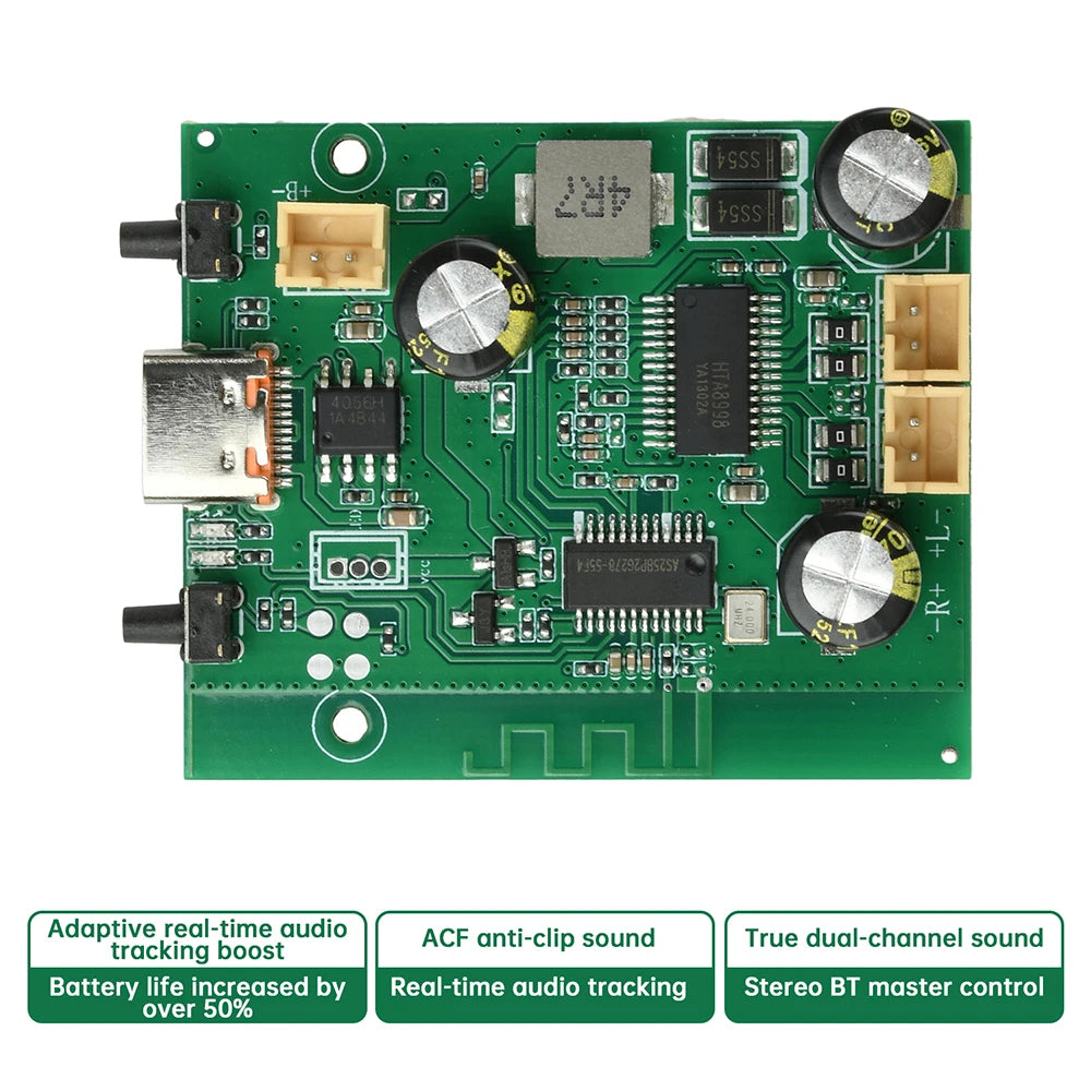 10W+10W 2.0 Channel Digital Stereo Sound Power Amplifier Board TWS 2*10W Bluetooth Module DC5V 3.7V Amplifiers AMP Oasis Select Default Title