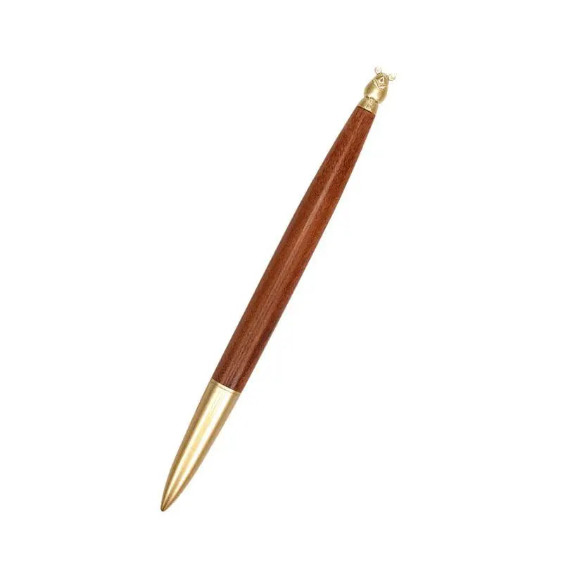 Zodiac Wooden Retractable Roller Ball Pens Smooth Writing Signature Executive Business Ball Point Vintage Gift Pen Oasis Select A1 China Mainland